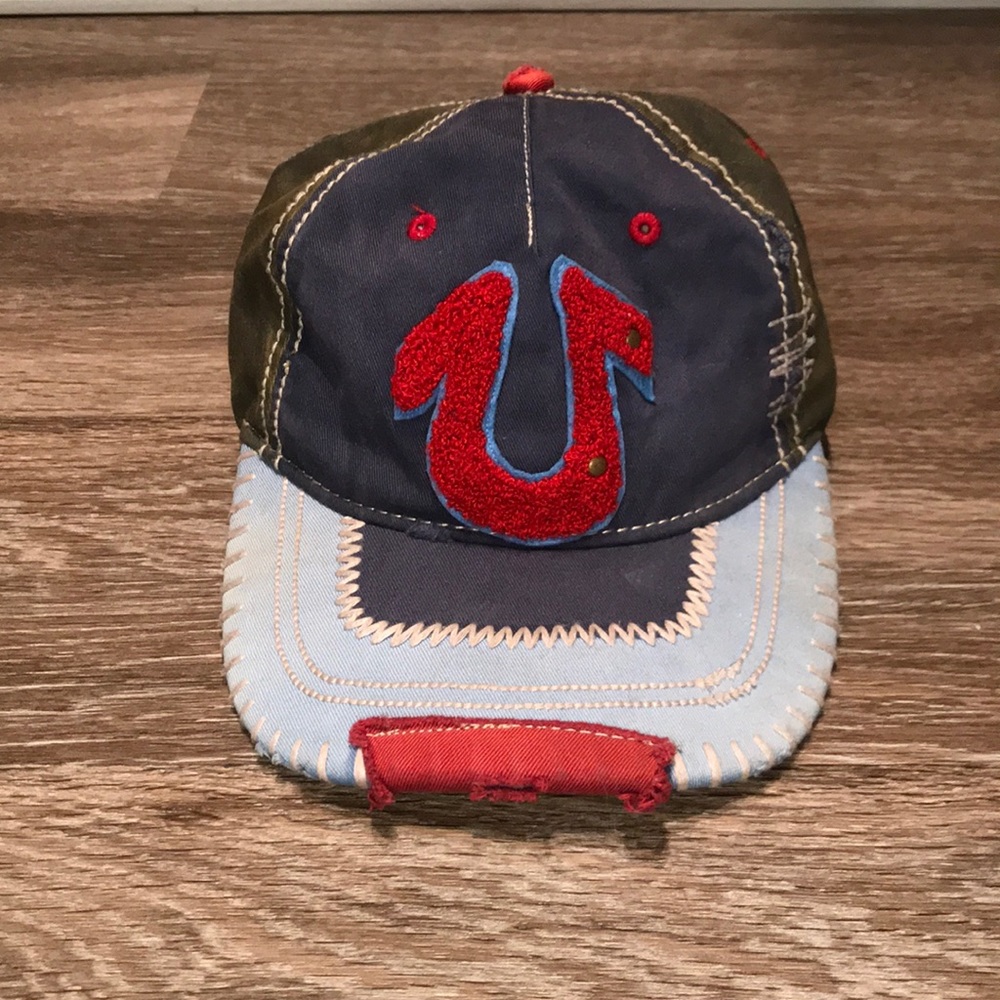 True Religion Distressed Trucker Hat